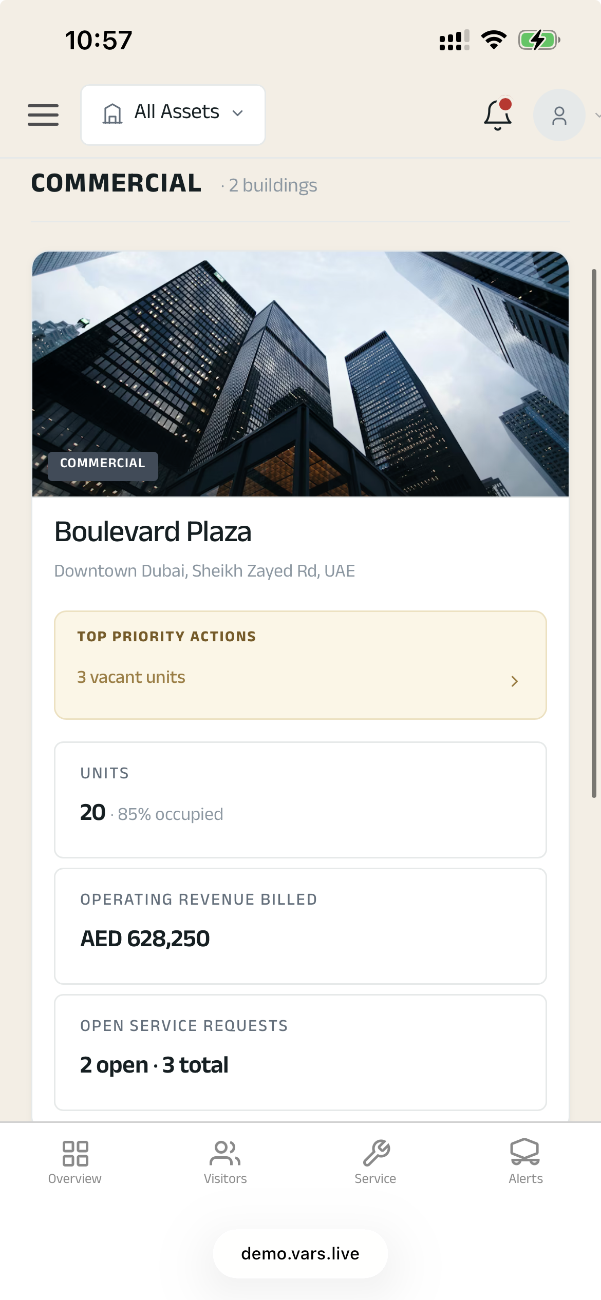 Portfolio - Commercial buildings (phone)