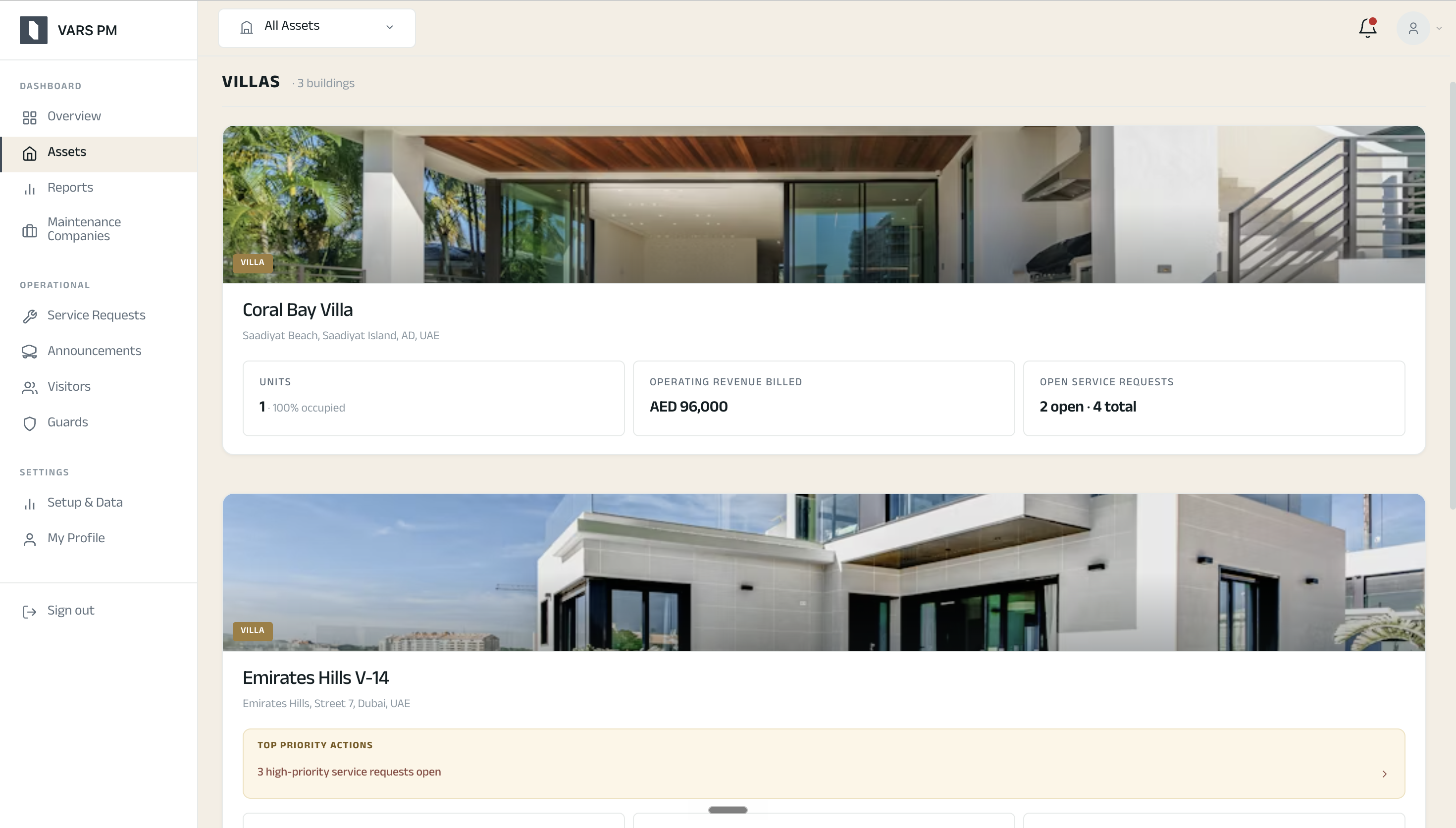 Portfolio - Villas